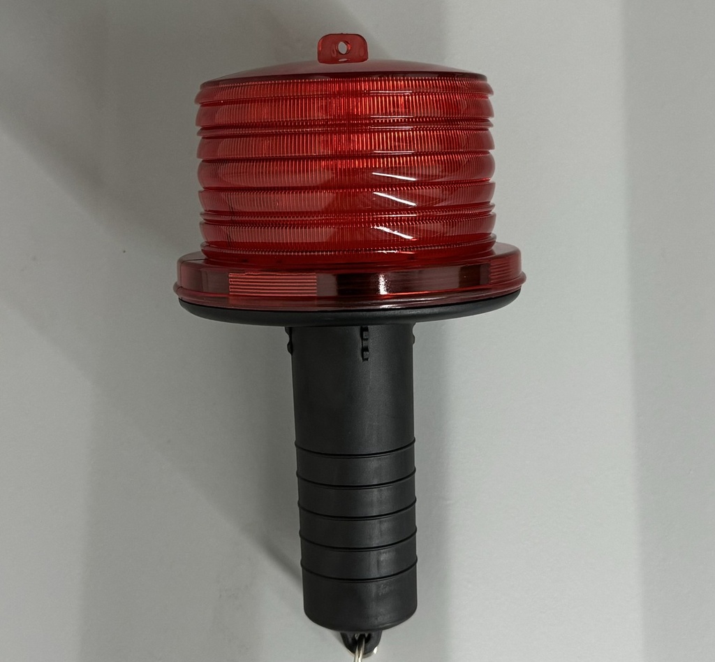 Solar grip light-control warning light